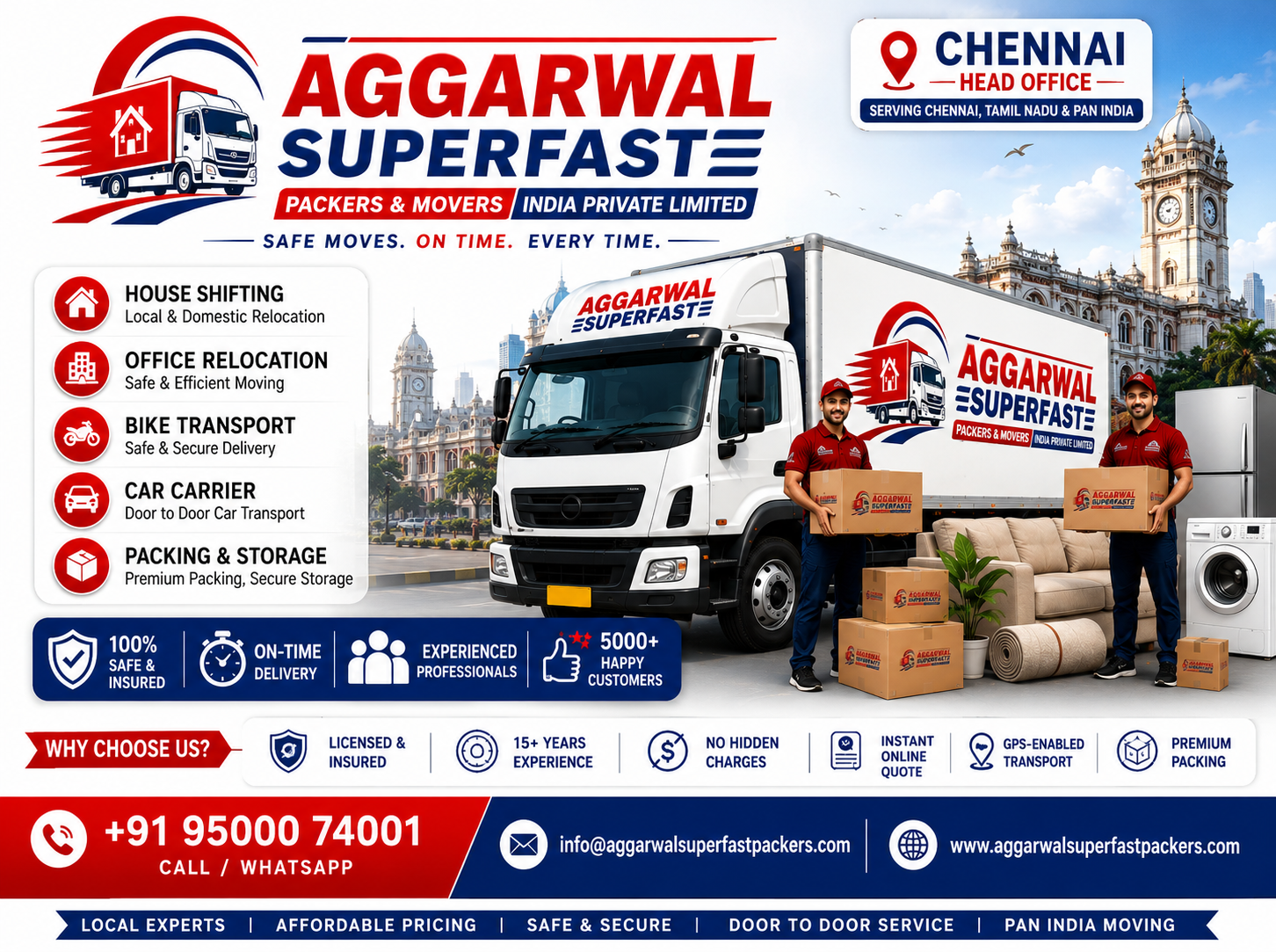Aggarwal Superfast Packers and Movers Chennai Home Image